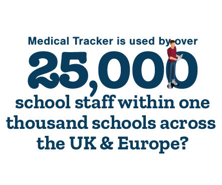 Medical Tracker is used by over 25,000 school staff within one thousand schools across the UK & Europe?