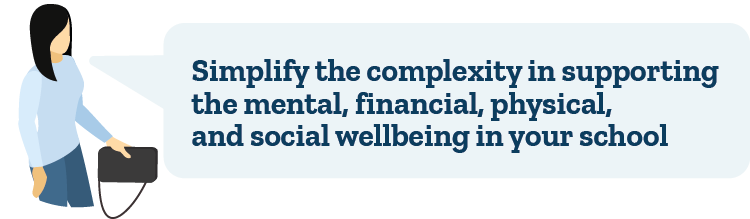 Simplify the complexity in supporting wellbeing in school