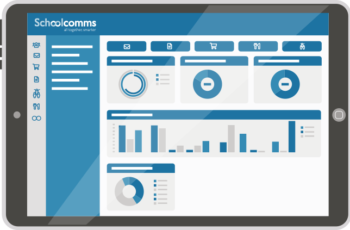 Schoolcomms Online Reporting tablet