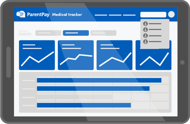 ParentPay Medical Tracker Tablet